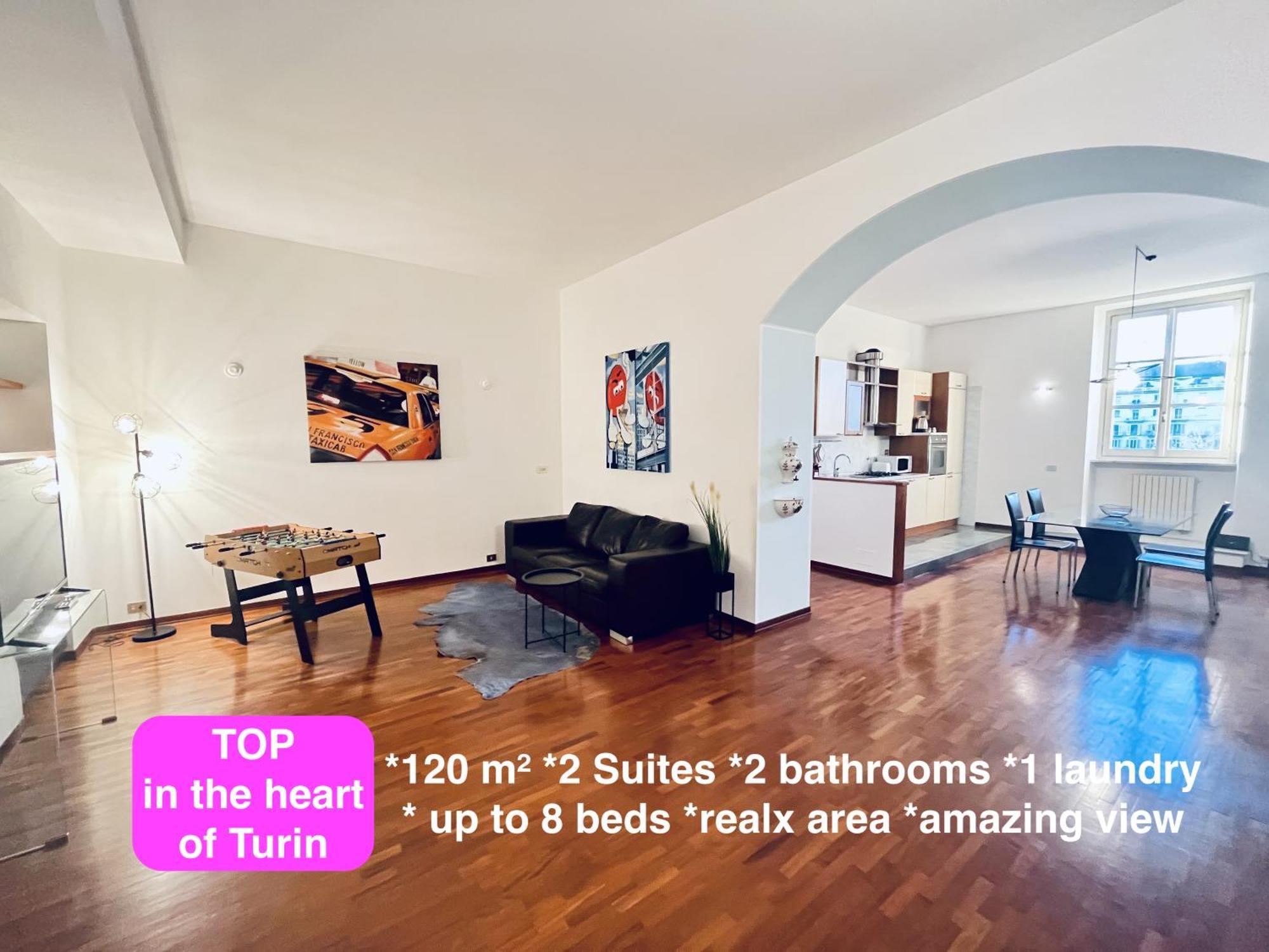 Prestigioso 120MqTop In Centro Torino Kültér fotó